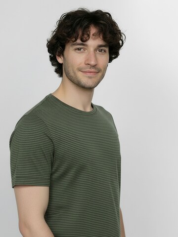 T-Shirt ' Basic Spice ' GREENBOMB en vert