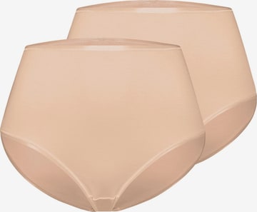 Hanro Panty 'Cotton Seamless' in Beige: front