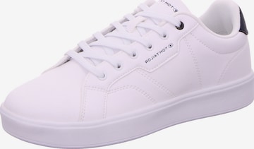 SUPREMO Athletic Lace-Up Shoes in White: front