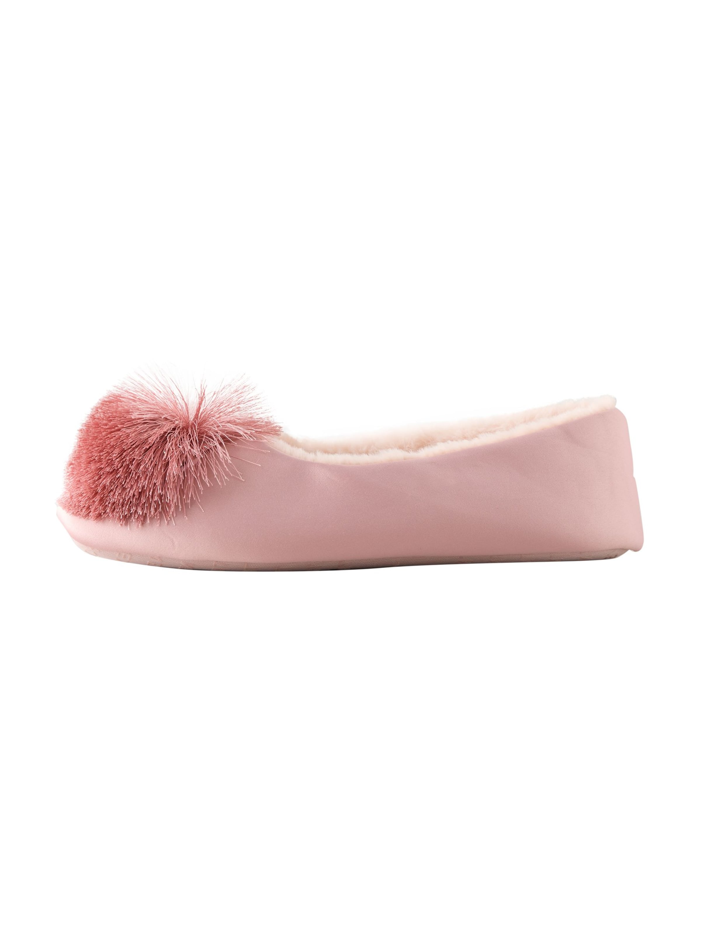 Next - Zapatillas de casa en rosa: frente