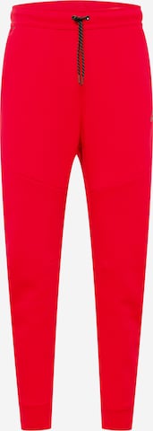 Nike Sportswear Broek 'Tech Fleece' in Rood: voorkant