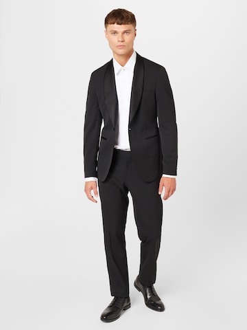 Michael Kors Slimfit Obleka | črna barva