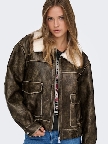 Veste mi-saison 'ONLINGRID' ONLY en marron