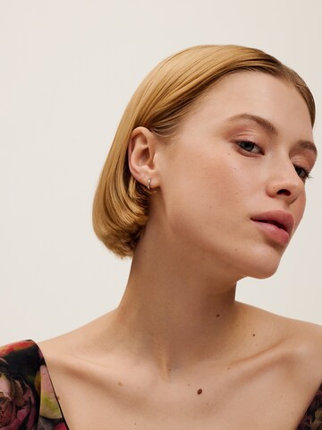 Boucles d'oreilles Ted Baker en argent : devant