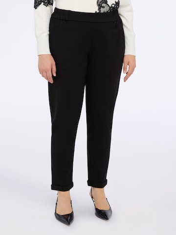 Fiorella Rubino Slimfit Broek in Zwart