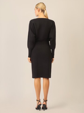 APART Strickkleid in Schwarz