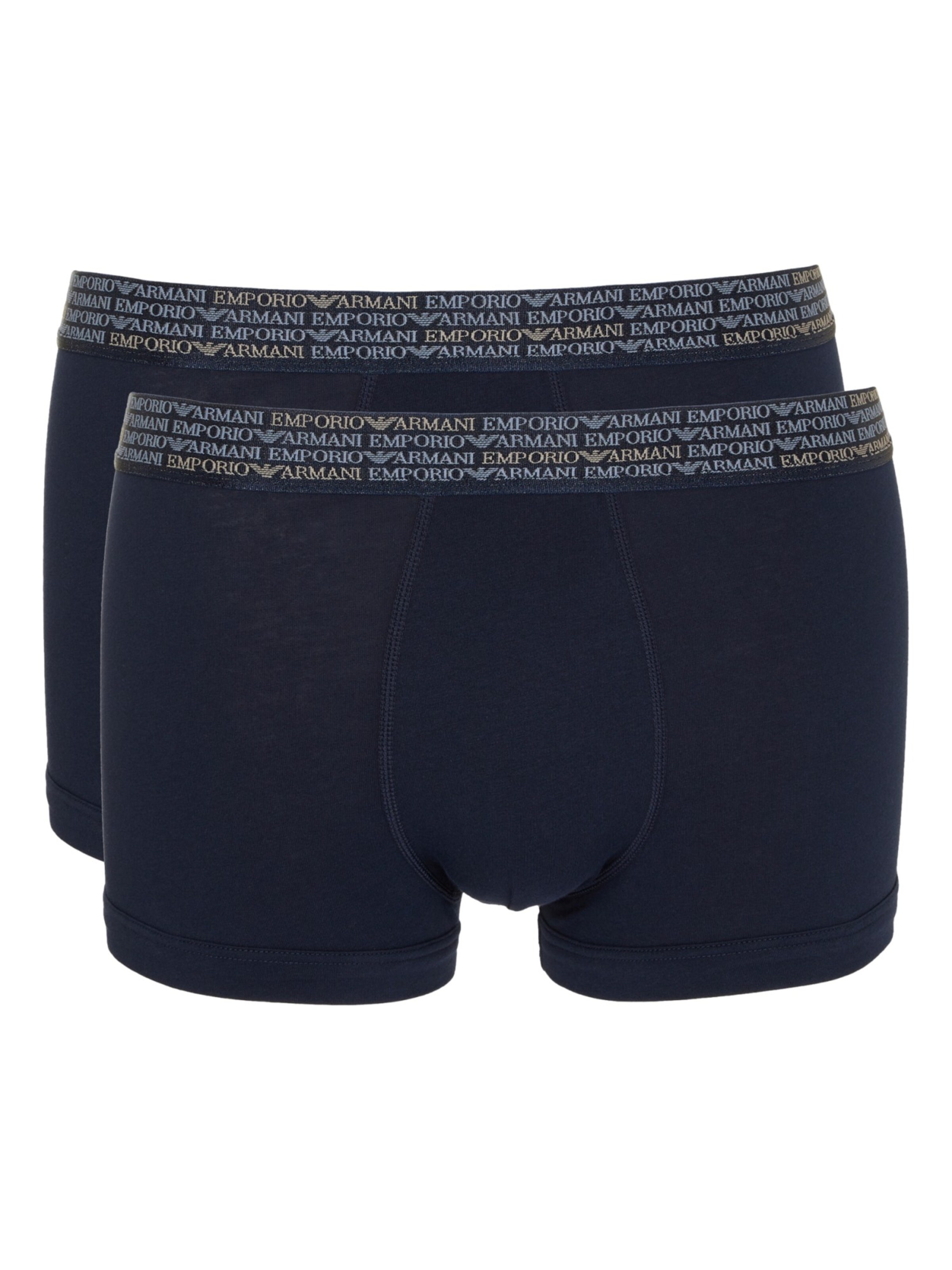 Boxers Emporio Armani en bleu : devant