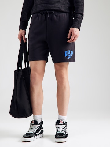 Regular Pantaloni 'DISNEY X GAP' de la GAP pe negru: față