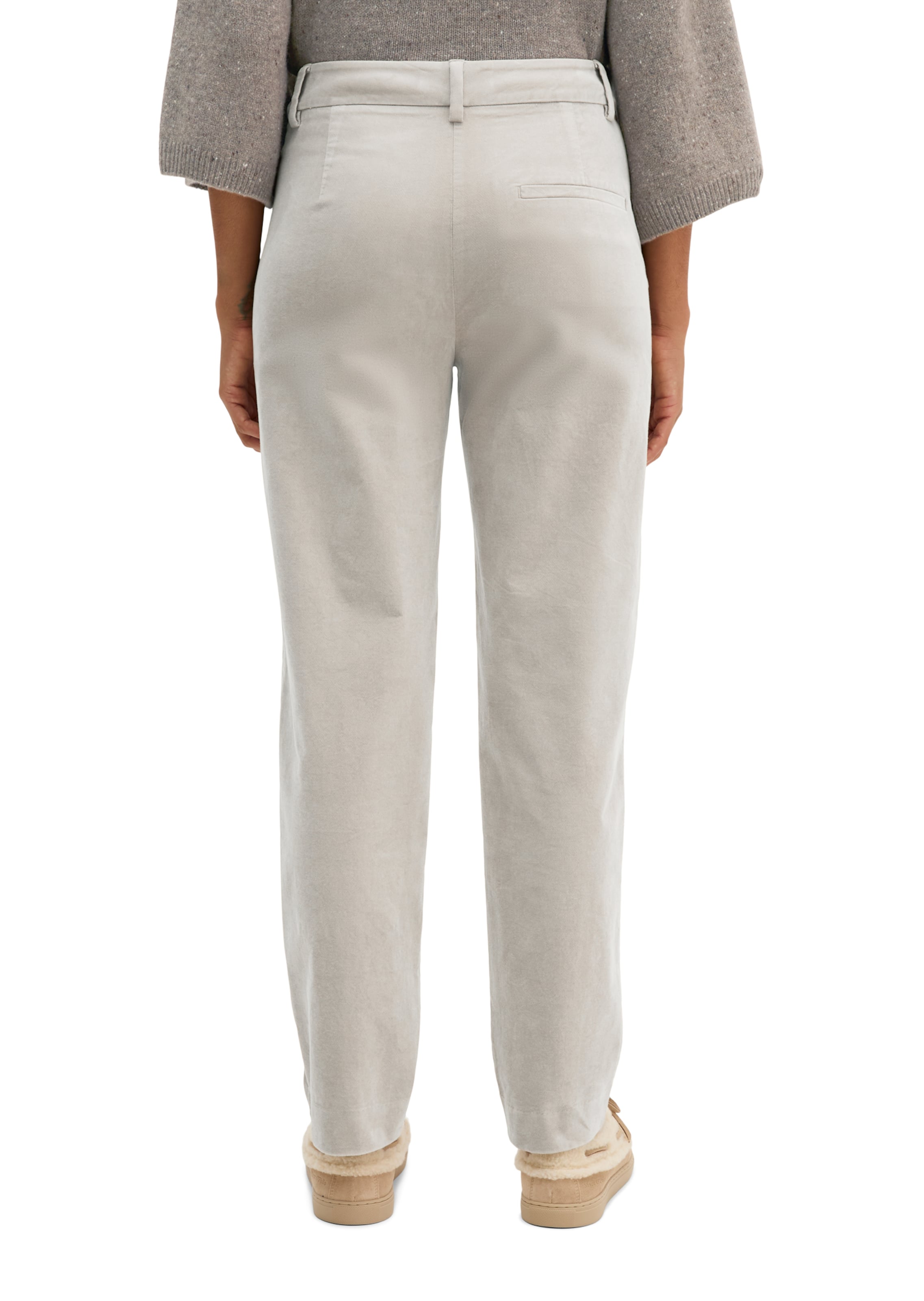 Marc O'Polo Tapered Hose in Grau: Rückseite