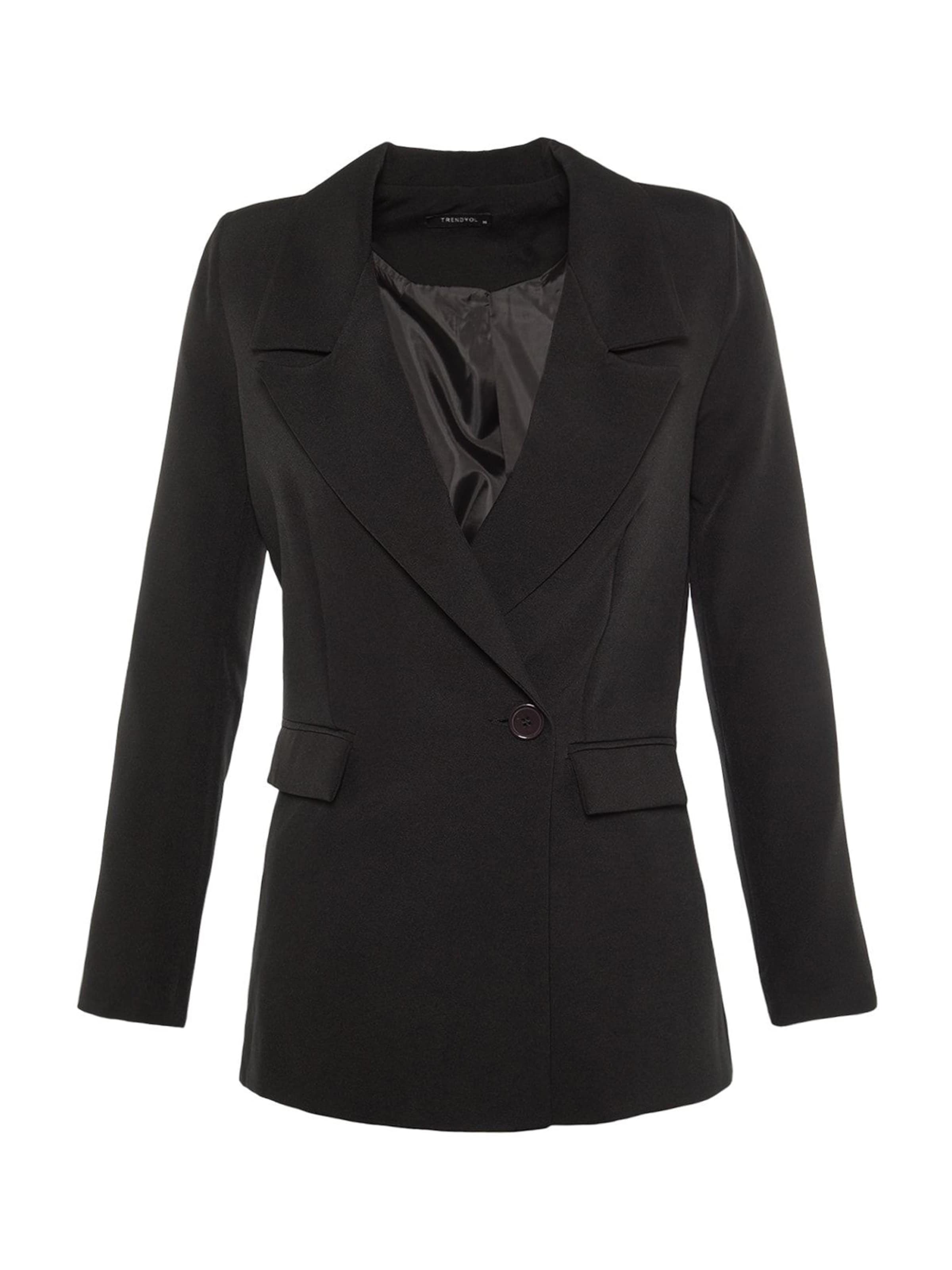 Blazer di Trendyol in nero: frontale