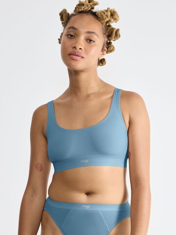 SLOGGI - Soutien Bustier Soutien 'EVER Ease' em azul: frente