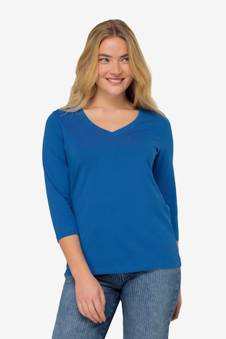 T-shirt LAURASØN en bleu : devant