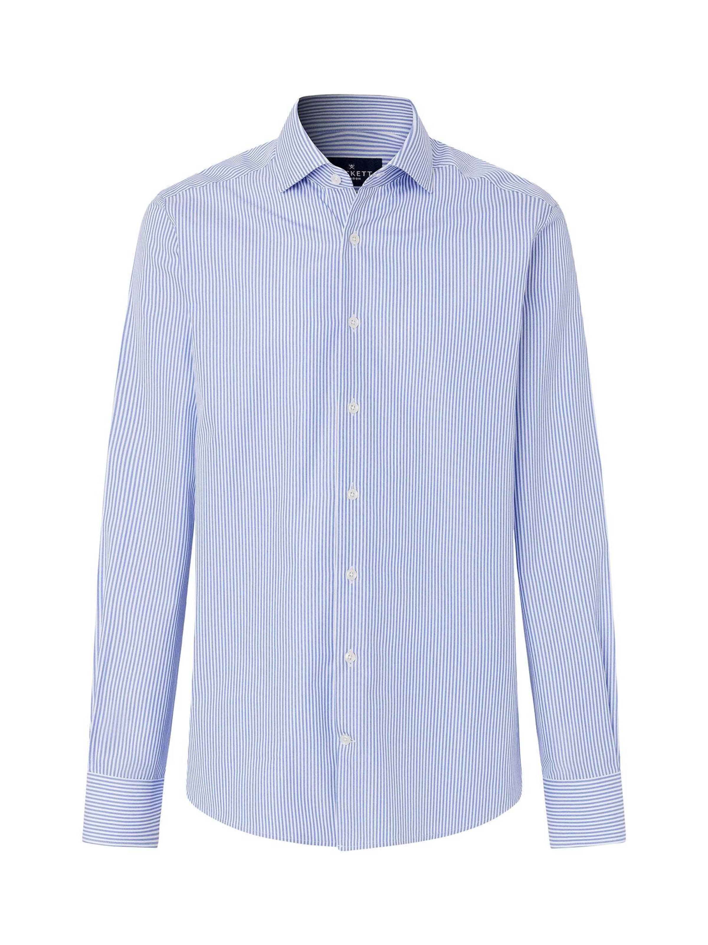 Hackett London Comfort fit Zakelijk overhemd in Blauw: voorkant