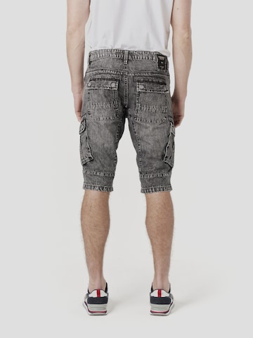 juoda KOROSHI Standartinis Darbinio stiliaus džinsai