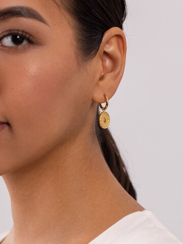 Boucles d'oreilles 'Lolani' PURELEI en or : devant