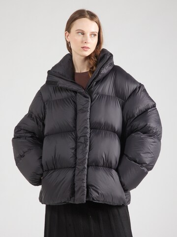 WEEKDAY Winter jacket in Black: front