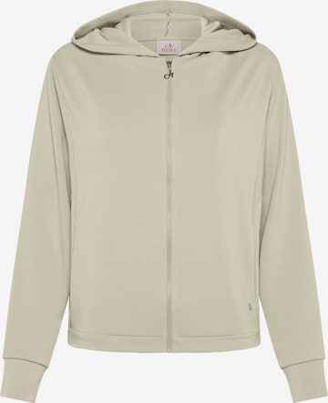 Veste de survêtement DEHA en beige : devant