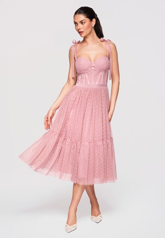 Ombre Abendkleid in Pink