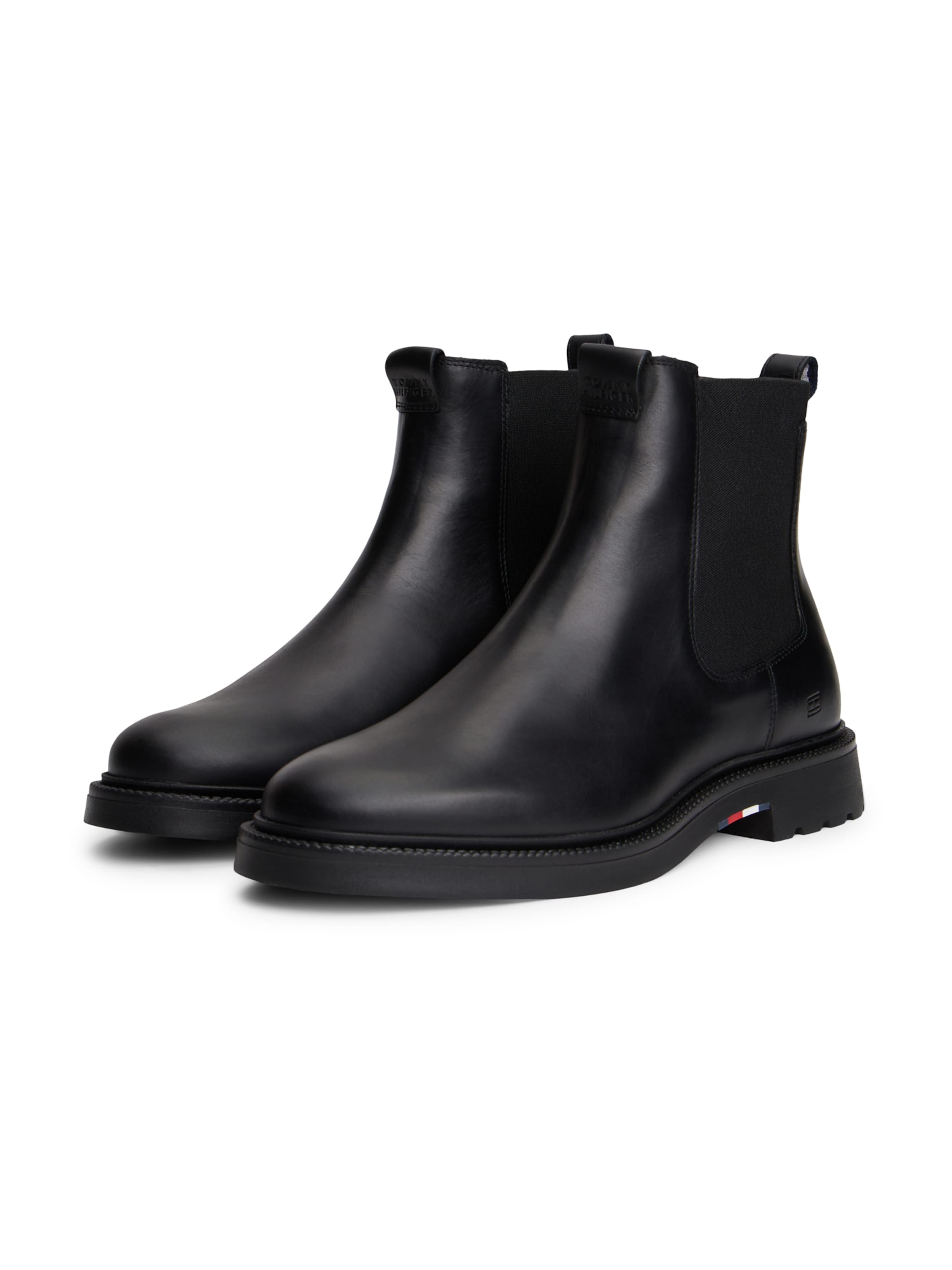 TOMMY HILFIGER Боти Chelsea в черно