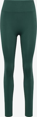 Hummel Skinny Sports trousers 'Flow' in Green: front