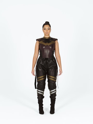 Baggy Pantalon cargo 'Hero Cargo – Pantalon Gold/Silver' Vibranyum en noir