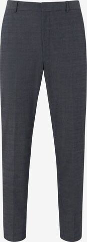 Thomas Goodwin Slim fit Pleated Pants in Grey: front