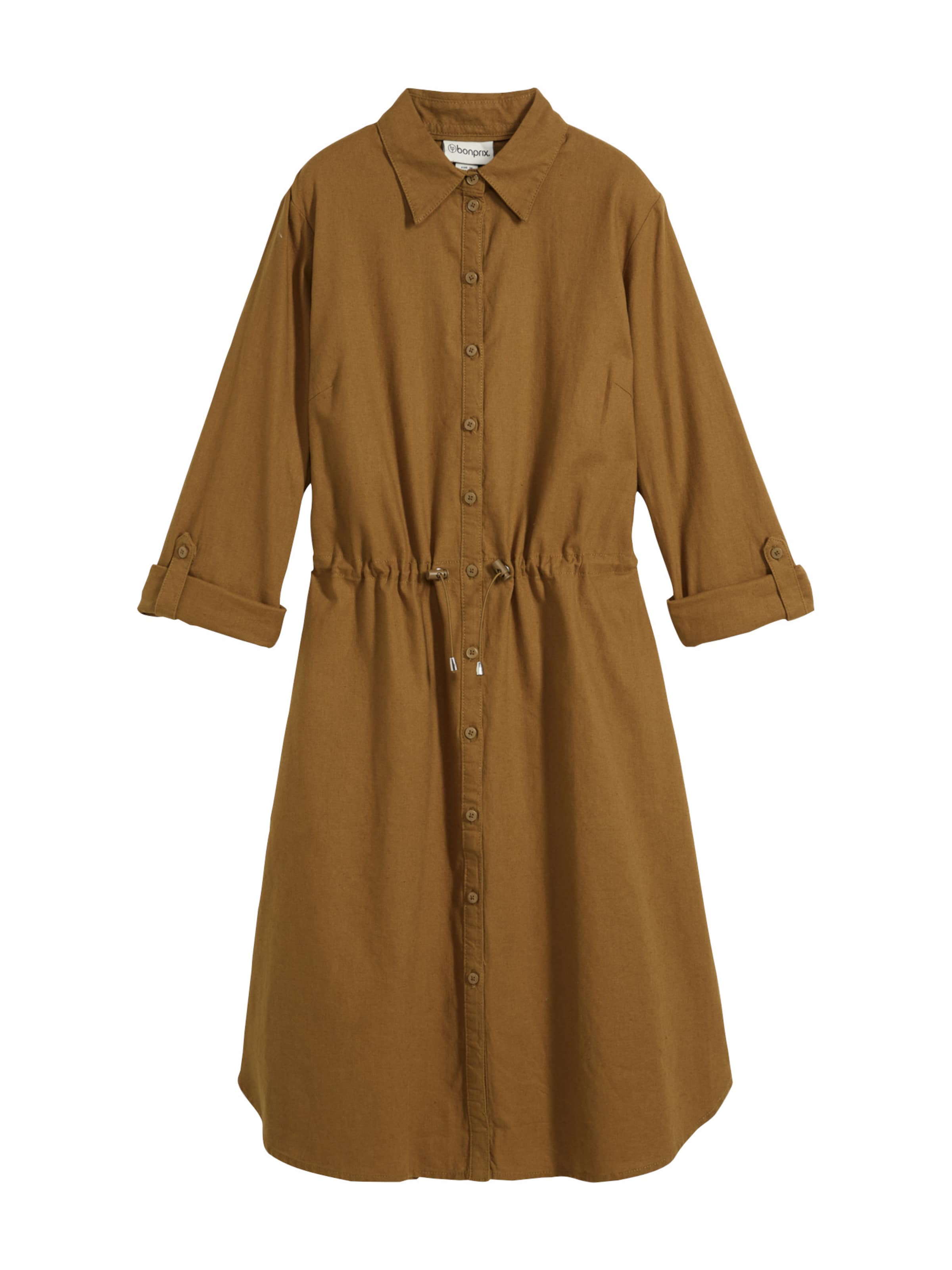 bonprix Kleid in Braun: Vorderseite
