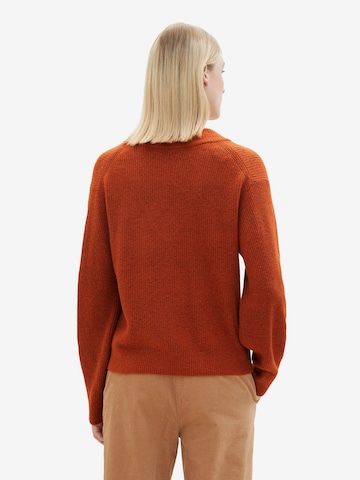 TOM TAILOR Pullover in Orange