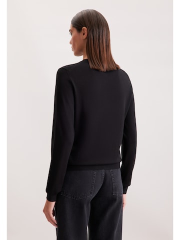SEIDENSTICKER Strickjacke in Schwarz