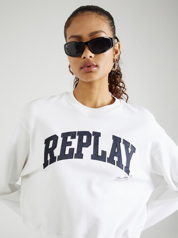 REPLAY - Sweatshirt em branco