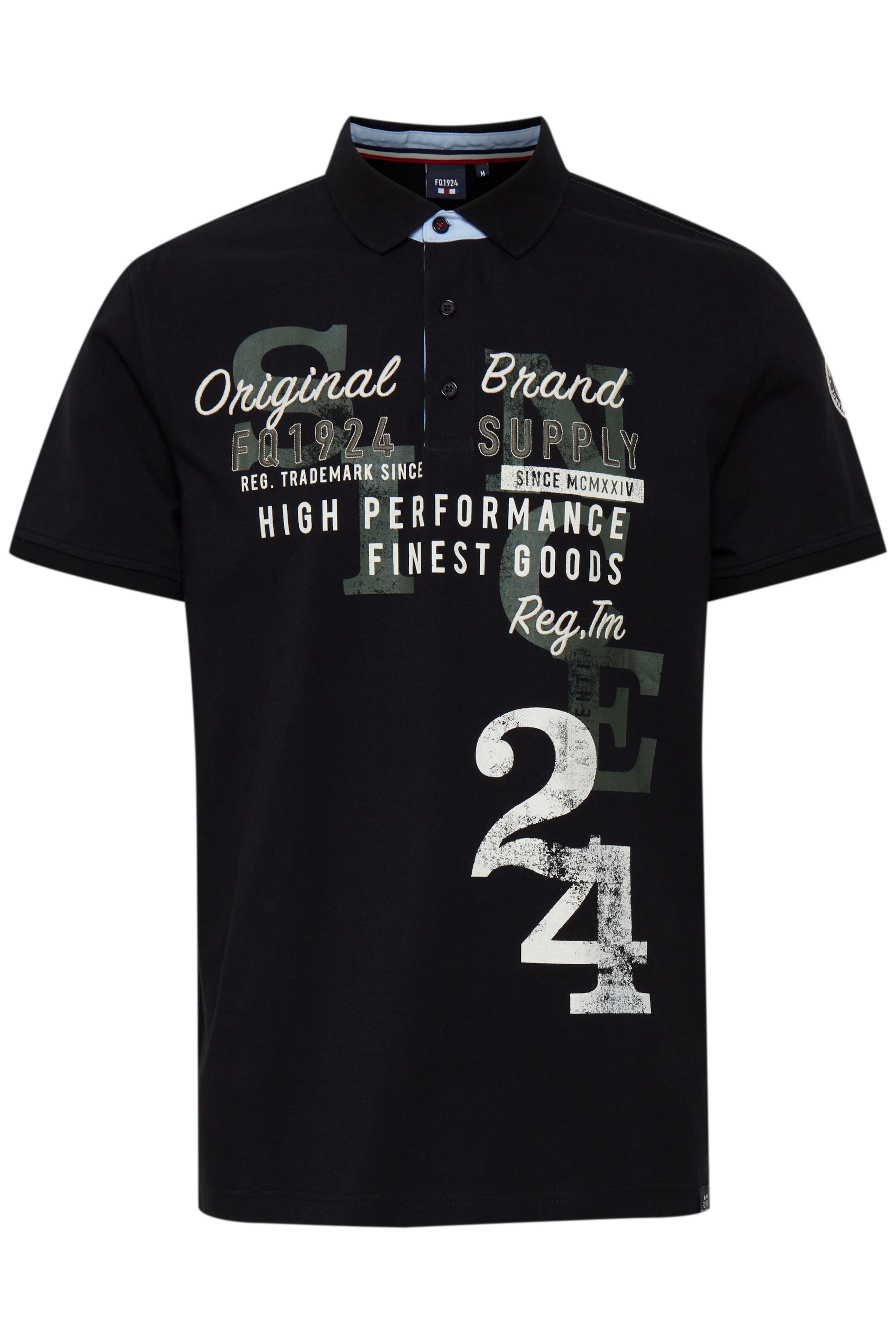FQ1924 Shirt 'RAGNAR' in Zwart: voorkant