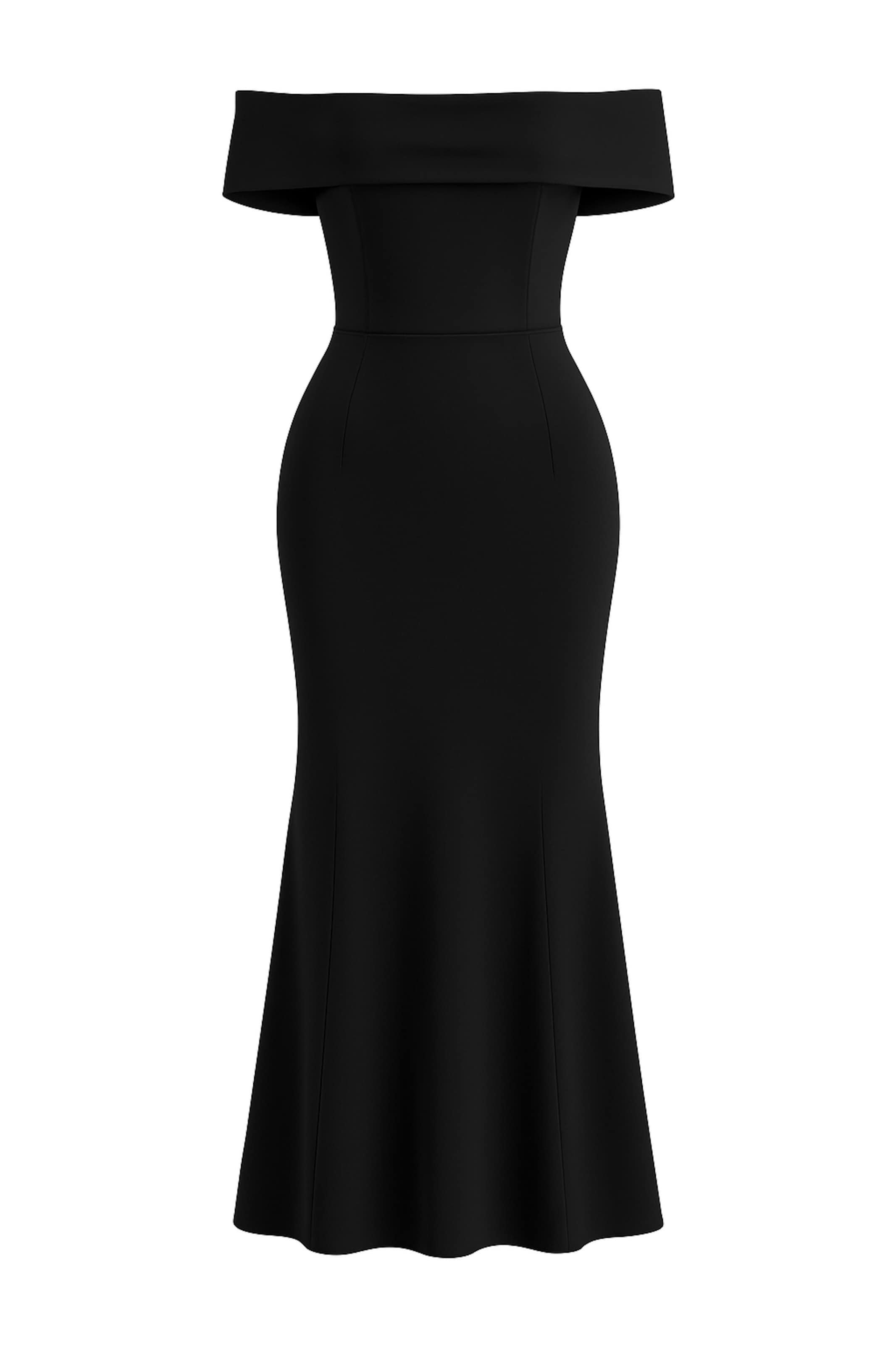 JANE's Avondjurk 'Jane’s' in Zwart: voorkant