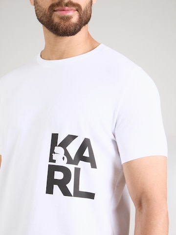 Karl Lagerfeld Μπλουζάκι σε λευκό