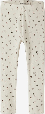 Lil'Atelier Leggings 'NMFGAGO' in Beige: voorkant
