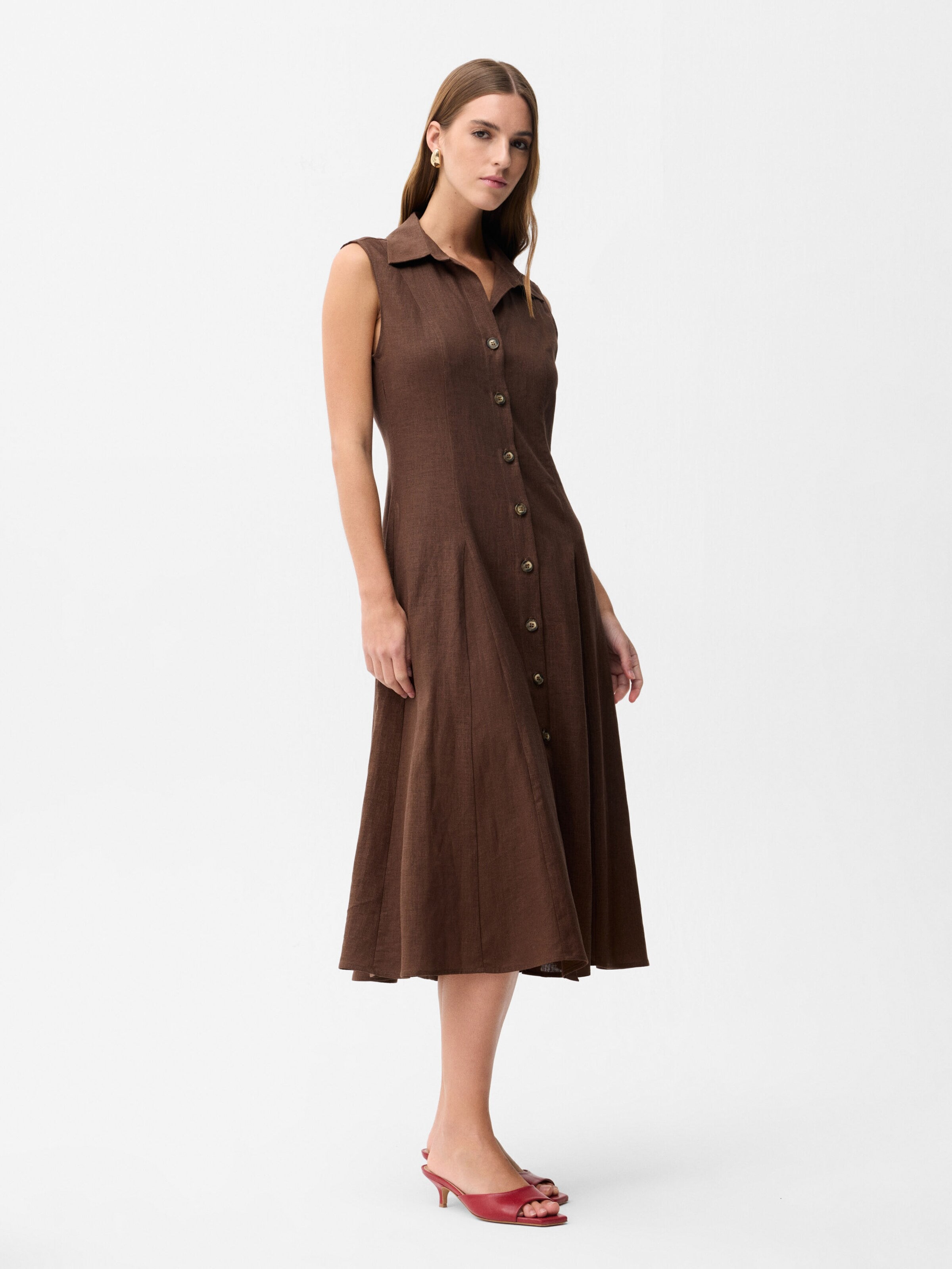 adl Dress in Brown