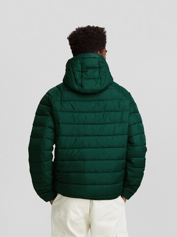 Veste mi-saison Bershka en vert