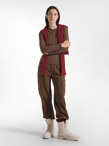 Slimfit Pantaloni di DEHA in marrone: frontale