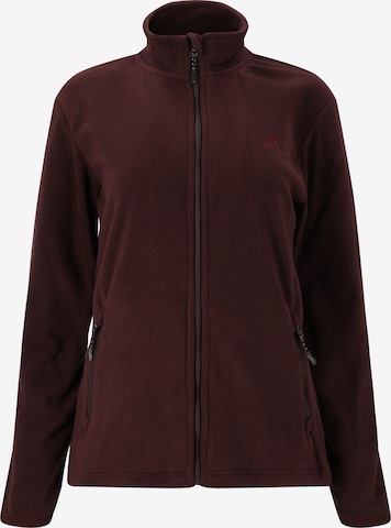 Whistler Athletic Fleece Jacket 'Cocoon' in Red: front