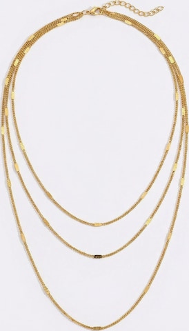Nemomatheo Necklace 'Invisible Layers – Dreifache Feingliederkette' in Gold: front