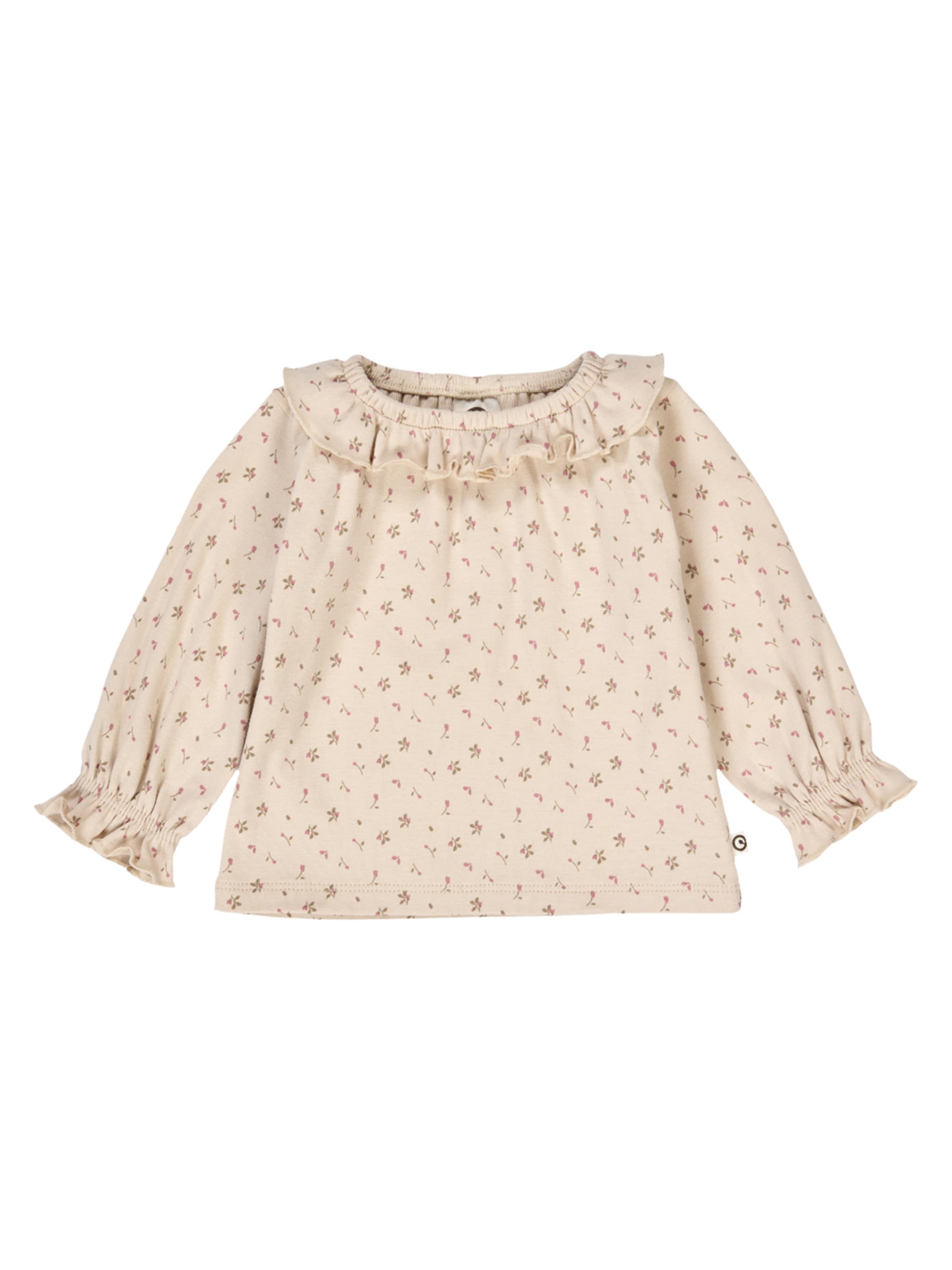 Müsli by GREEN COTTON Blouse in Beige: voorkant