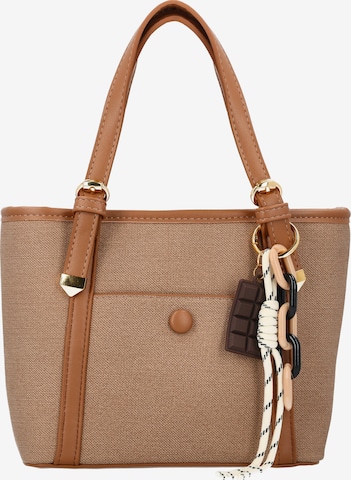 Usha - Mala de ombro em castanho: frente