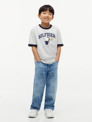 TOMMY HILFIGER Koszulka 'PEANUTS' w kolorze szary