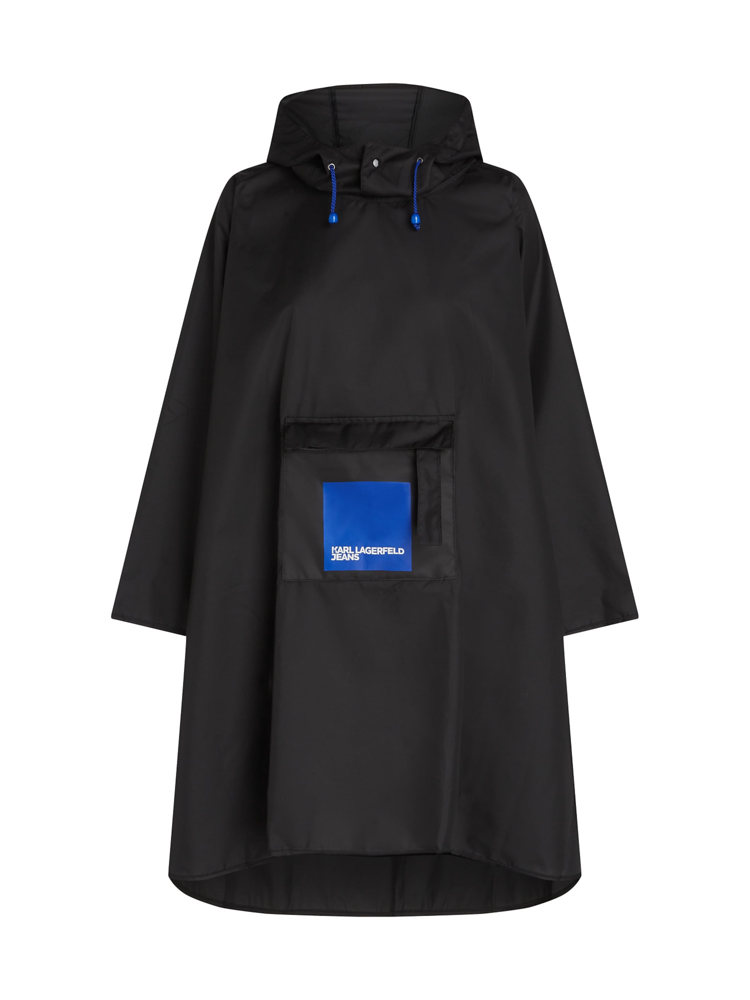 KARL LAGERFELD JEANS Λειτουργικό μπουφάν σε μαύρο: μπροστά