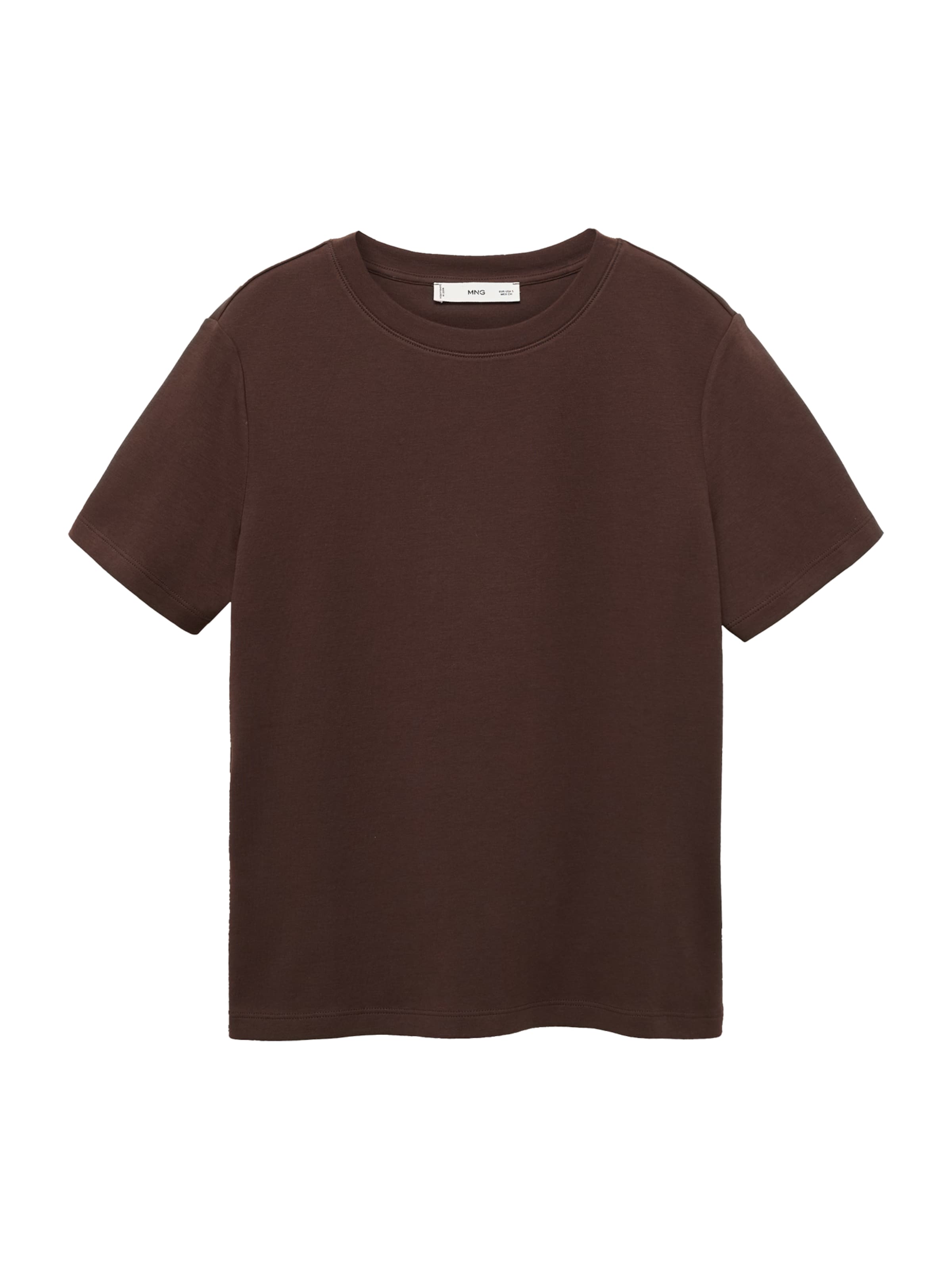 MANGO T-Shirt 'RITA' in Braun: Vorderseite