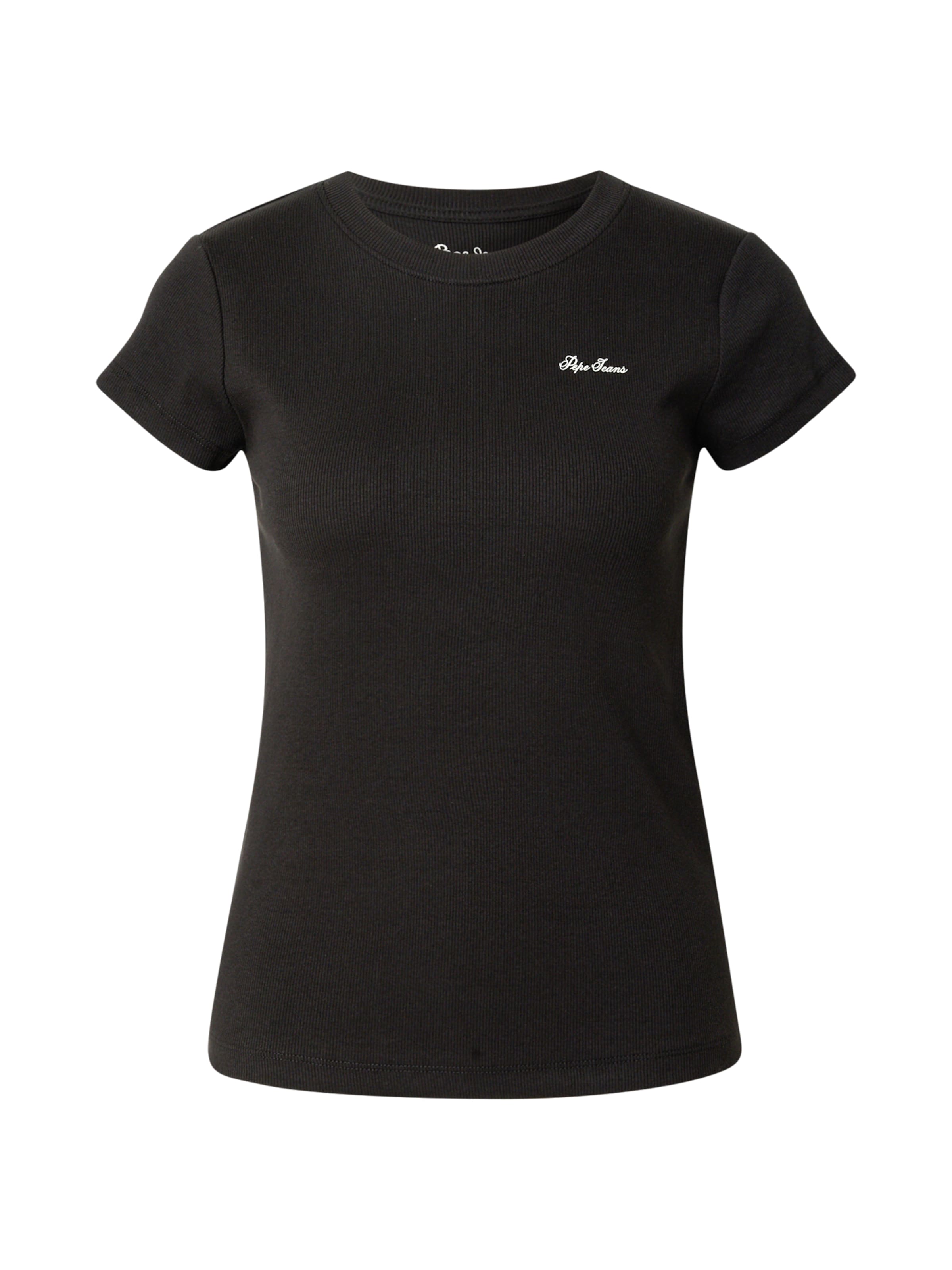 Pepe Jeans Tričko - Čierna: predná strana