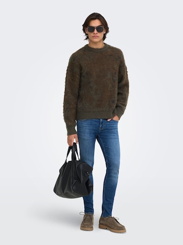 Pulover 'ONSWillis' de la Only & Sons pe gri
