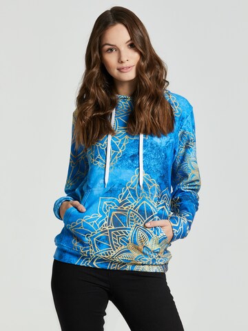 Pull-over 'Gold Boho' Mr. Gugu & Miss Go en bleu : devant