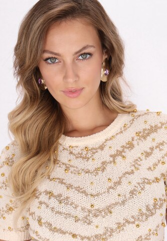 faina Trui in Beige