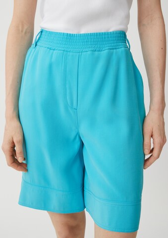 comma casual identity Loose fit Pants in Blue