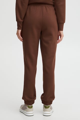 Oxmo Tapered Jogger Pants 'OXPEARL' in Braun